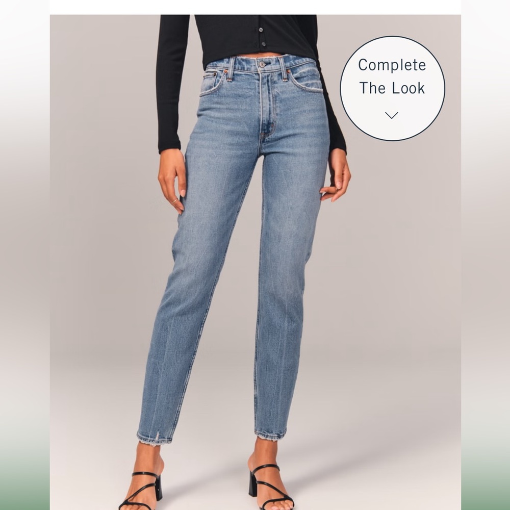 Abercrombie and Fitch the Mom High Rise Jean